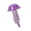 a floating purple jellyfish. found @pearlieprincess on tumblr